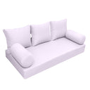 Model-3 Twin-XL Size (80" x 39" x 6") Outdoor Daybed Mattress Bolster Backrest Cushion Pillow |COVERS ONLY|