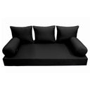 Model-3 Twin-XL Size (80" x 39" x 6") Outdoor Daybed Mattress Bolster Backrest Cushion Pillow |COVERS ONLY|