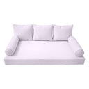 Model-3 Full Size (75" x 54" x 6") Outdoor Daybed Mattress Bolster Backrest Cushion Pillow |COVERS ONLY|