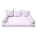 Model-3 Twin-XL Size (80" x 39" x 6") Outdoor Daybed Mattress Bolster Backrest Cushion Pillow |COVERS ONLY|