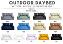 Polyester Fabric Sample Swatch Set for Outdoor Daybed,Patio Porch Swing Bed | 13 Colors