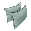 Model-4 Twin-XL Size (80" x 39" x 6") Outdoor Daybed Mattress Bolster Backrest Cushion Pillow |COVERS ONLY|