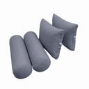 Model-4 Twin-XL Size (80" x 39" x 6") Outdoor Daybed Mattress Bolster Backrest Cushion Pillow |COVERS ONLY|