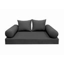 Model-4 Twin-XL Size (80" x 39" x 6") Outdoor Daybed Mattress Bolster Backrest Cushion Pillow |COVERS ONLY|