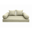 Model-4 Twin-XL Size (80" x 39" x 6") Outdoor Daybed Mattress Bolster Backrest Cushion Pillow |COVERS ONLY|