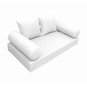 Model-4 Twin-XL Size (80" x 39" x 6") Outdoor Daybed Mattress Bolster Backrest Cushion Pillow |COVERS ONLY|