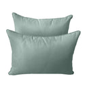 Model-4 Twin-XL Size (80" x 39" x 6") Outdoor Daybed Mattress Bolster Backrest Cushion Pillow |COVERS ONLY|