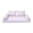 Model-4 Twin-XL Size (80" x 39" x 6") Outdoor Daybed Mattress Bolster Backrest Cushion Pillow |COVERS ONLY|