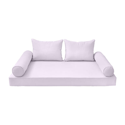 Model-4 Queen Size (80" x 60" x 6") Outdoor Daybed Mattress Bolster Backrest Cushion Pillow |COVERS ONLY|