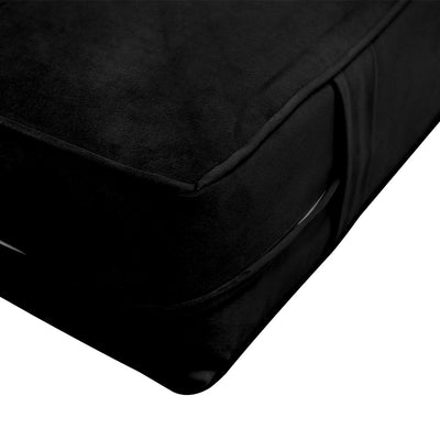 COVER ONLY Twin Same Pipe Velvet Indoor Daybed Mattress Sheet 75"x39"x8"-AD374