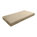 Model V5 - Velvet Indoor Daybed Mattress Bolster Pillow |COVERS ONLY|
