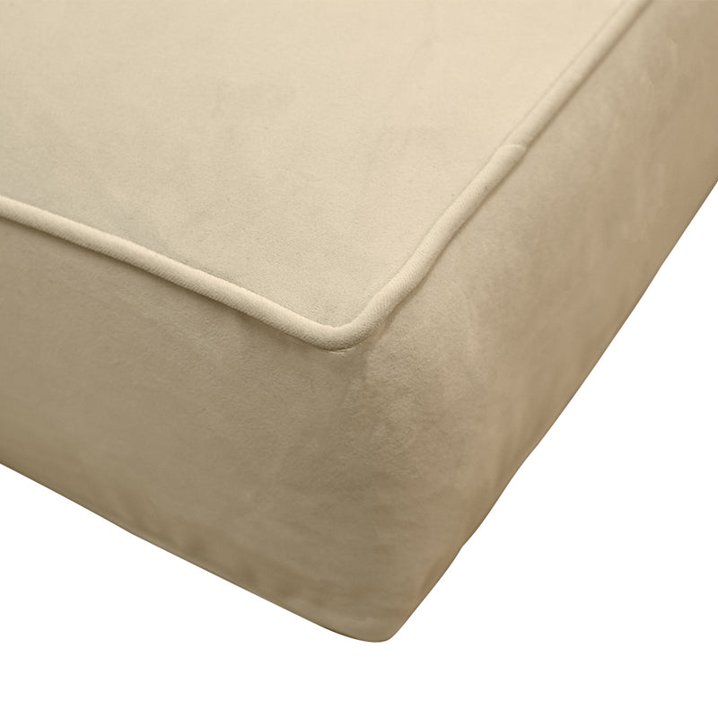 8" Thickness Velvet Indoor Daybed Mattress Fitted Sheet |Slipcover Only|