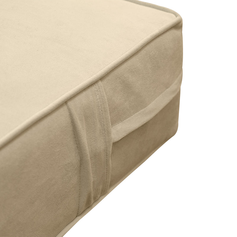 8" Thickness Velvet Indoor Daybed Mattress Fitted Sheet |Slipcover Only|