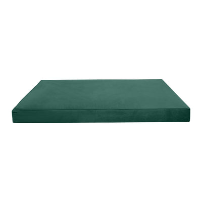 Model V4 - Velvet Indoor Daybed Mattress Bolster Backrest Cushions and Covers |Complete Set|