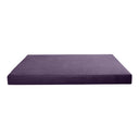 Model V5 - Velvet Indoor Daybed Mattress Bolster Pillow |COVERS ONLY|