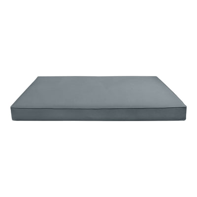 Model V2 - Velvet Indoor Daybed Mattress Bolster Backrest Cushions and Covers |Complete Set|