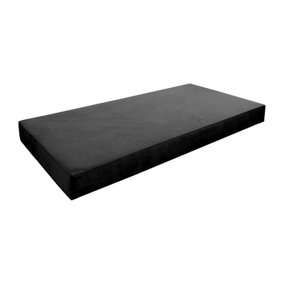 Model V2 - Velvet Indoor Daybed Mattress Bolster Backrest Cushions and Covers |Complete Set|