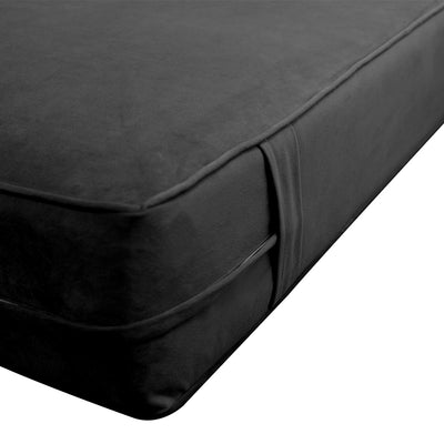 8" Thickness Velvet Indoor Daybed Mattress Fitted Sheet |Slipcover Only|