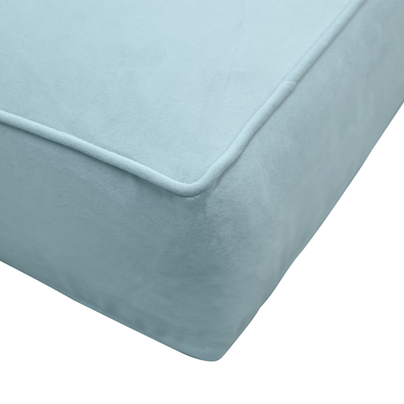 8" Thickness Velvet Indoor Daybed Mattress Fitted Sheet |Slipcover Only|