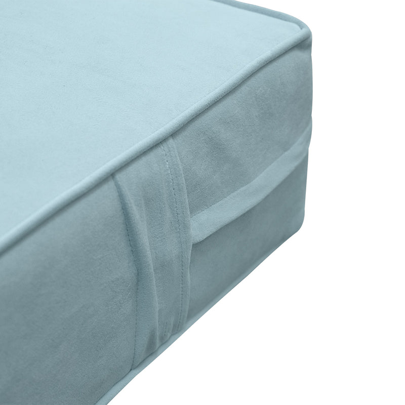 8" Thickness Velvet Indoor Daybed Mattress Fitted Sheet |Slipcover Only|