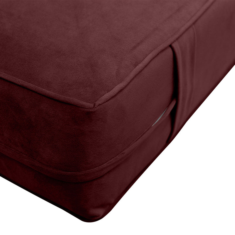8" Thickness Velvet Indoor Daybed Mattress Fitted Sheet |Slipcover Only|