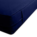 6" Thickness Velvet Indoor Daybed Mattress Fitted Sheet |Slipcover Only|