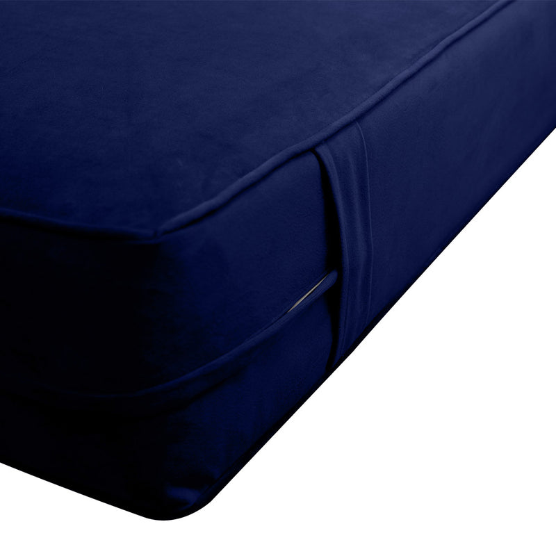 8" Thickness Velvet Indoor Daybed Mattress Fitted Sheet |Slipcover Only|