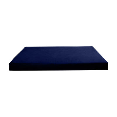 Model V6 - Velvet Indoor Daybed Mattress Bolster Pillows and Covers |Complete Set|