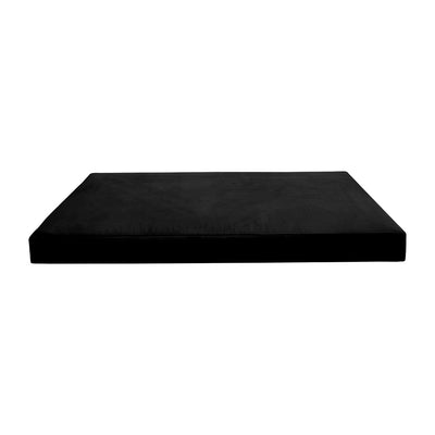 Model V4 - Velvet Indoor Daybed Mattress Bolster Backrest Cushions and Covers |Complete Set|