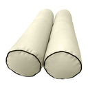 Model-5 Crib Size (52" x 28" x 6") Outdoor Daybed Mattress Bolster Backrest Cushion Pillow |COVERS ONLY|