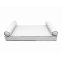 Model-5 Full Size (75" x 54" x 6") Outdoor Daybed Mattress Bolster Backrest Cushion Pillow |COVERS ONLY |