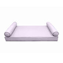 Model-5 Crib Size (52" x 28" x 6") Outdoor Daybed Mattress Bolster Backrest Cushion Pillow |COVERS ONLY|