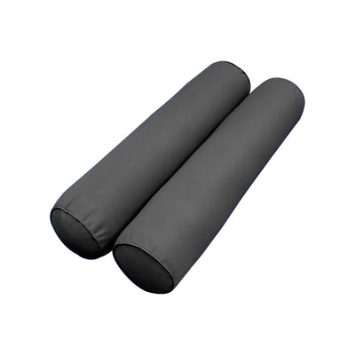 Model-6 Twin-XL Size (80" x 39" x 6") Outdoor Daybed Mattress Bolster Backrest Cushion Pillow |COVERS ONLY|