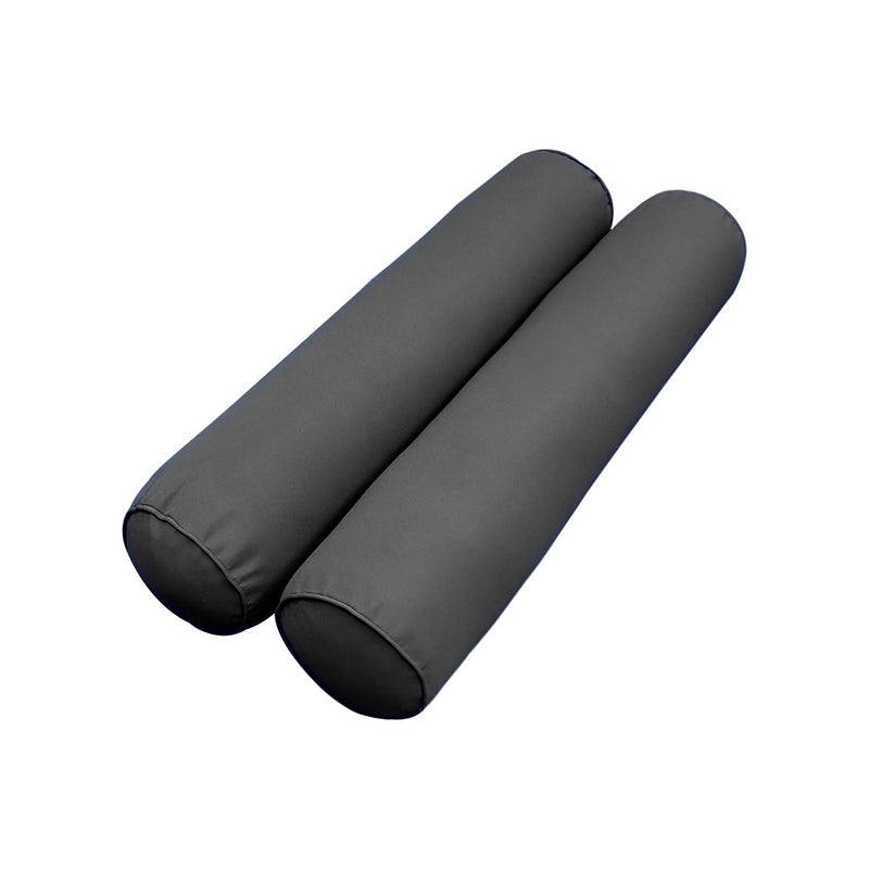 Model-6 Twin-XL Size (80" x 39" x 6") Outdoor Daybed Mattress Bolster Backrest Cushion Pillow |COVERS ONLY|
