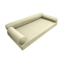 Model-6 Queen Size (80" x 60" x 6") Outdoor Daybed Mattress Bolster Backrest Cushion Pillow |COVERS ONLY |