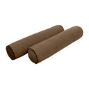 Model V5 - Velvet Indoor Daybed Mattress Bolster Pillow |COVERS ONLY|