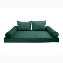 Model V1 - Velvet Indoor Daybed Mattress Bolster Pillow Backrest Cushion |COVERS ONLY|