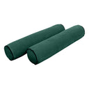 Model V5 - Velvet Indoor Daybed Bolster Pillow Cushion |COVERS ONLY|