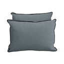 Model V1 - Velvet Indoor Daybed Bolster Pillow Backrest Cushion |COVERS ONLY|