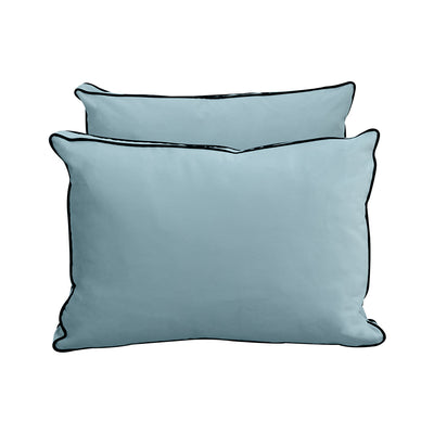 Model V1 - Velvet Indoor Daybed Mattress Bolster Pillow Backrest Cushion |COVERS ONLY|