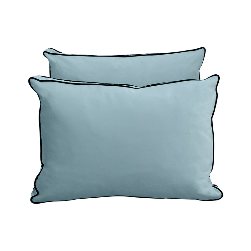 Model V1 - Velvet Indoor Daybed Mattress Bolster Pillow Backrest Cushion |COVERS ONLY|