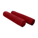 Model V5 - Velvet Indoor Daybed Mattress Bolster Pillow |COVERS ONLY|