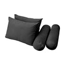 Model V1 - Velvet Indoor Daybed Mattress Bolster Pillow Backrest Cushion |COVERS ONLY|