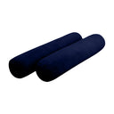 Model V5 - Velvet Indoor Daybed Mattress Bolster Pillow |COVERS ONLY|
