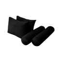 Model V1 - Velvet Indoor Daybed Mattress Bolster Pillow Backrest Cushion |COVERS ONLY|