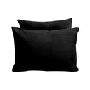 Model V1 - Velvet Indoor Daybed Mattress Bolster Pillow Backrest Cushion |COVERS ONLY|