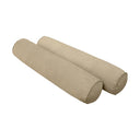 Model V4 - Velvet Indoor Daybed Bolster Pillow Backrest Cushion |COVERS ONLY|
