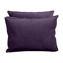 Model V1 - Velvet Indoor Daybed Mattress Bolster Pillow Backrest Cushion |COVERS ONLY|