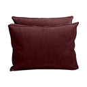 Model V1 - Velvet Indoor Daybed Mattress Bolster Pillow Backrest Cushion |COVERS ONLY|