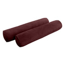 Model V5 - Velvet Indoor Daybed Mattress Bolster Pillow |COVERS ONLY|